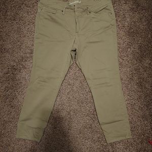 Skinny fit khakis size 18